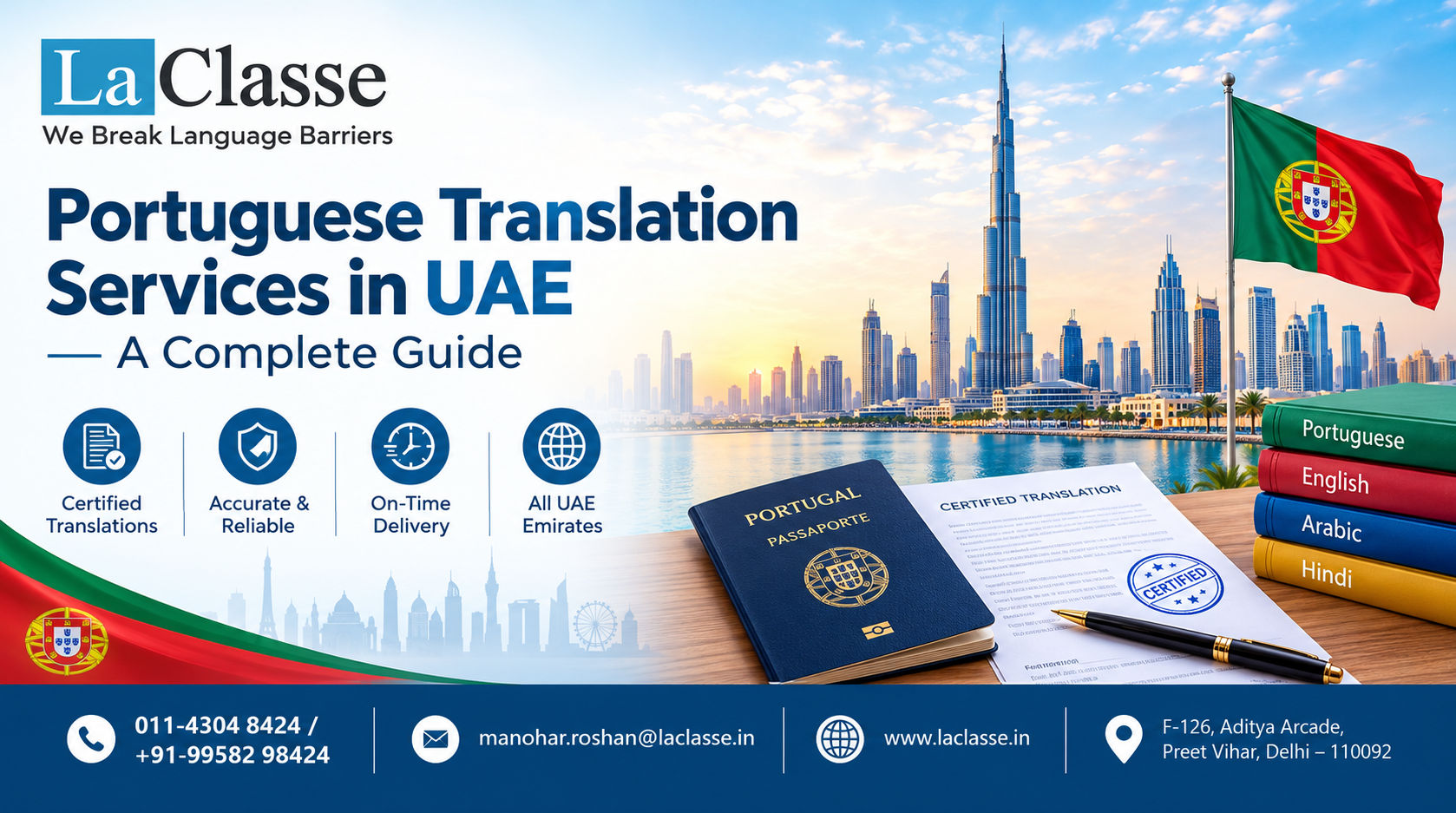 Portuguese Translation Services in UAE: A Complete Guide