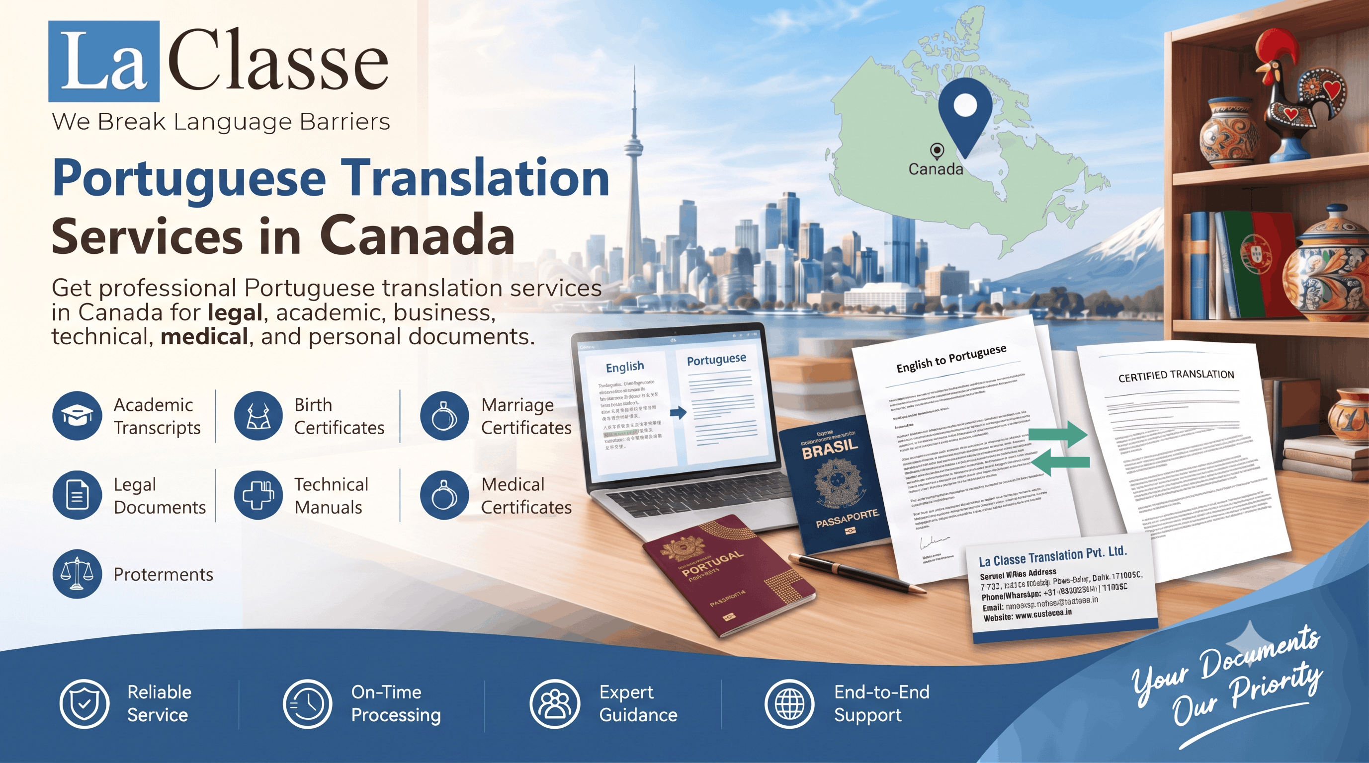 A Complete Guide to Professional Portuguese Translation Services in Canada