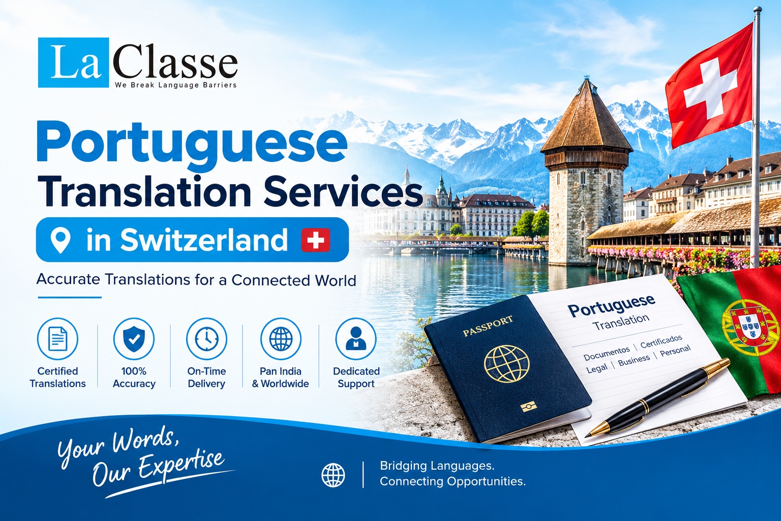 Portuguese Translation services in Switzerland