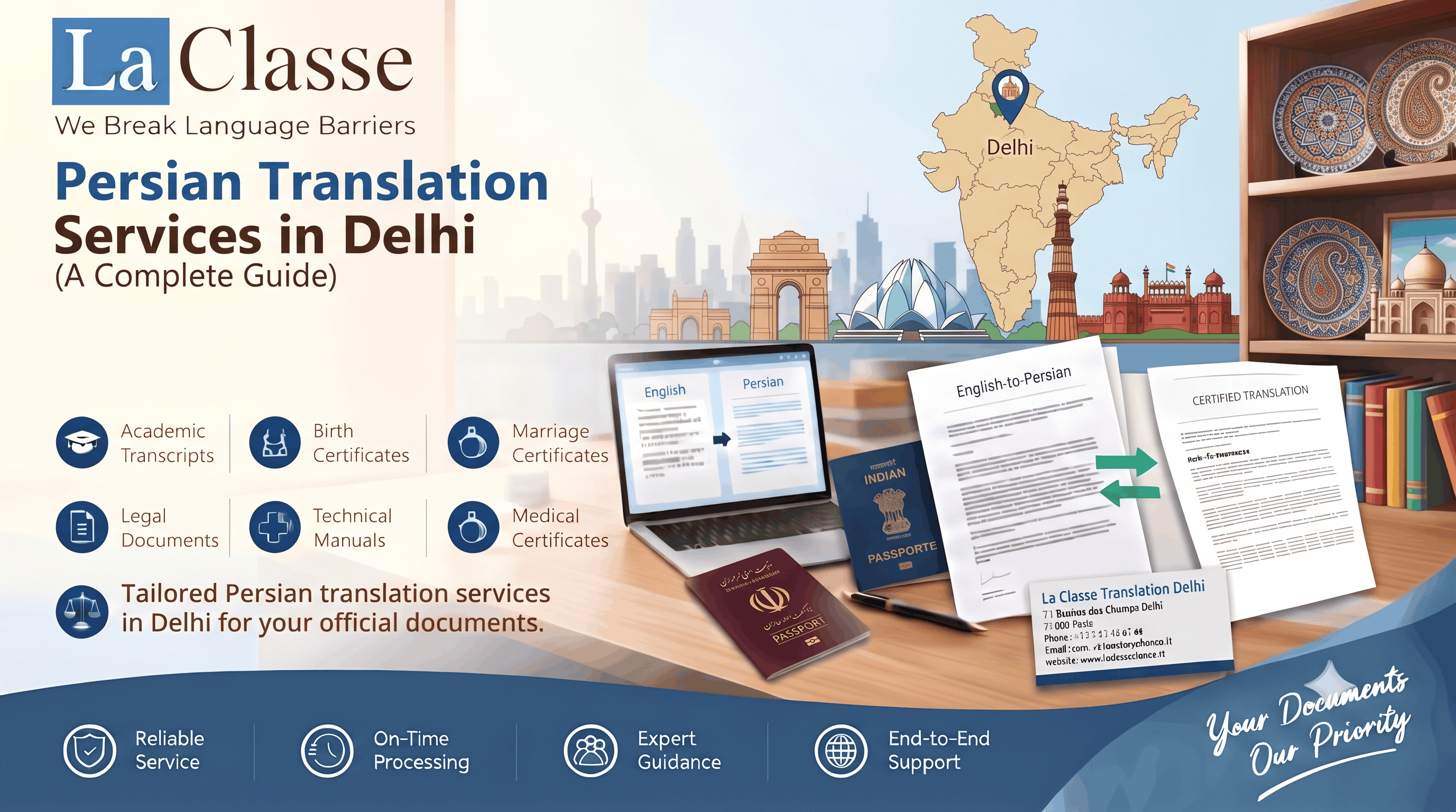 Persian Translation Services in Delhi: A Complete Guide
