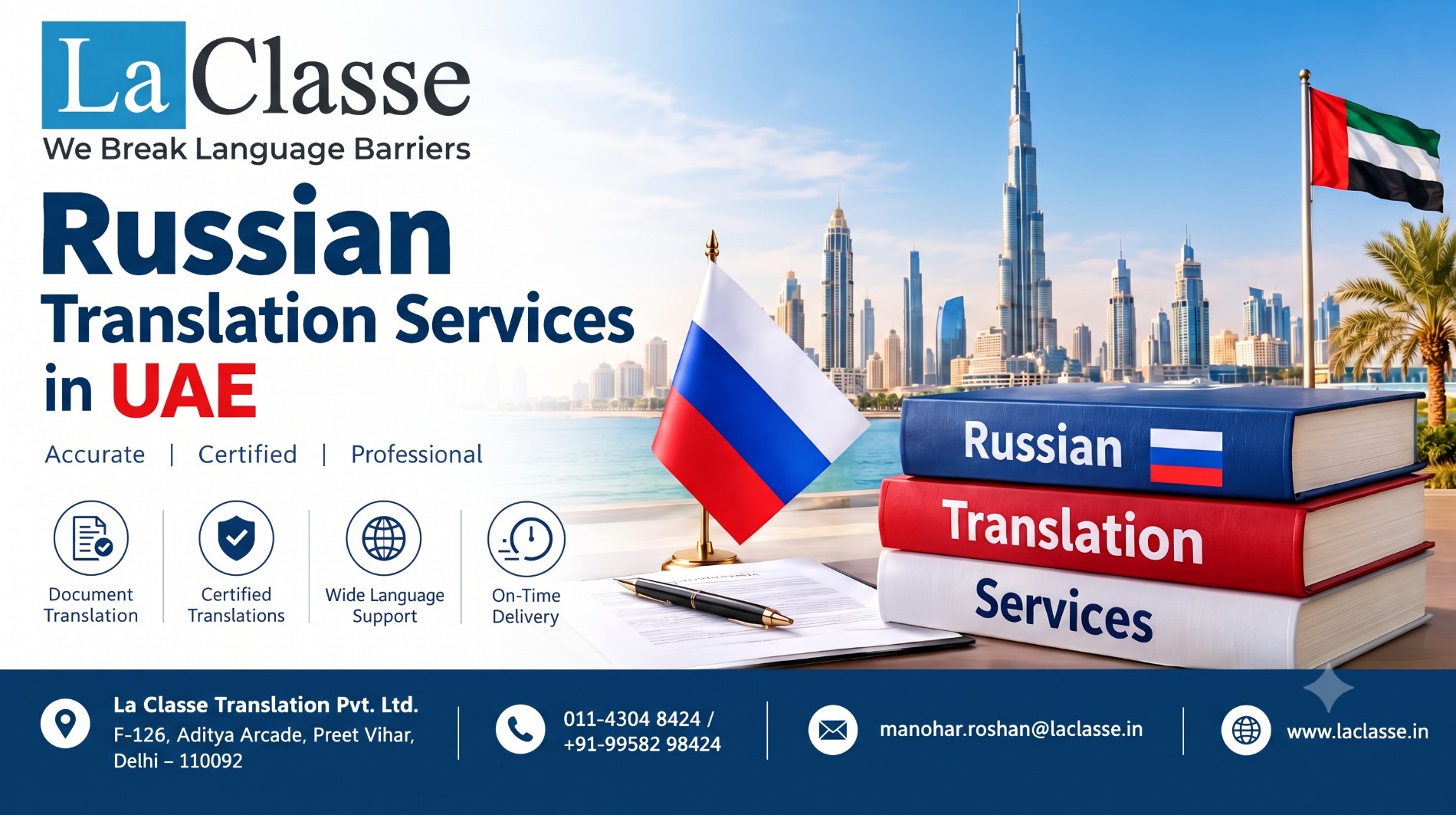 Russian Translation Services in UAE