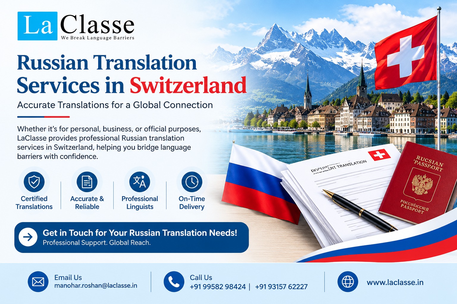Russian Translation Services in Switzerland: Complete Guide for Individuals and Businesses