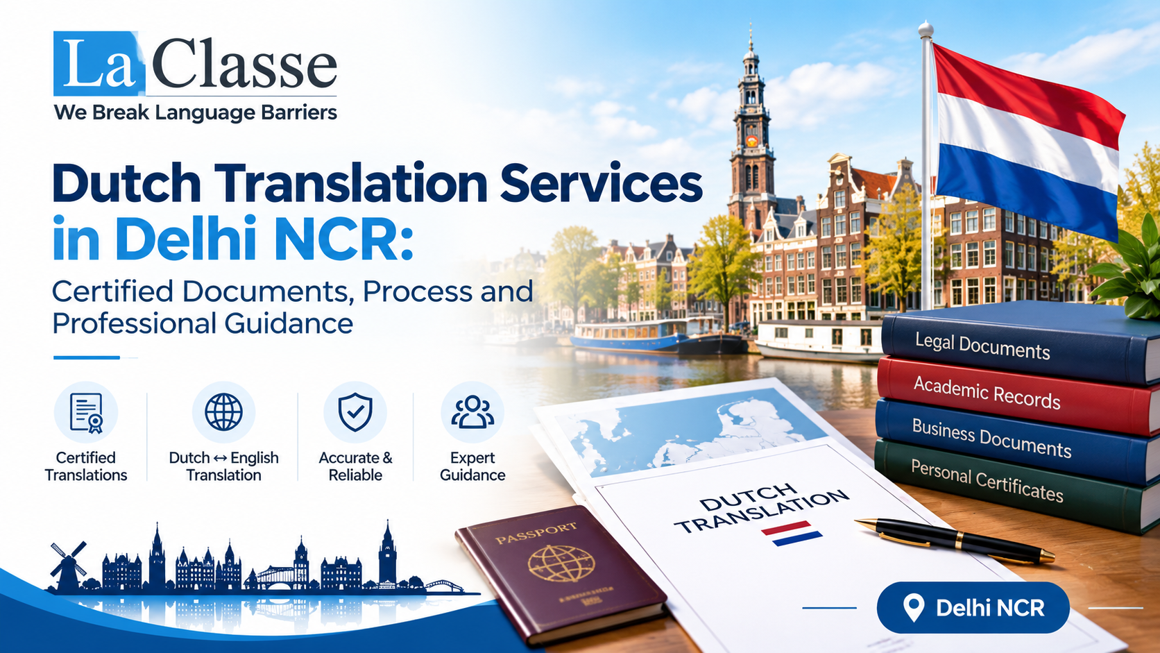 Dutch Translation Services in Delhi NCR: Certified Documents, Process and Professional Guidance