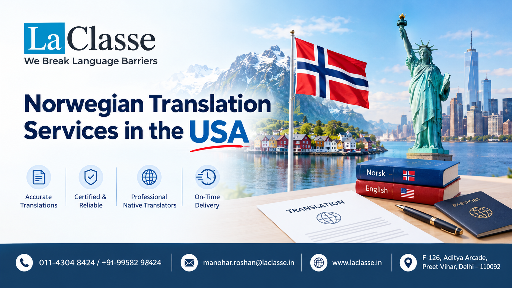 Norwegian Translation Services in the USA