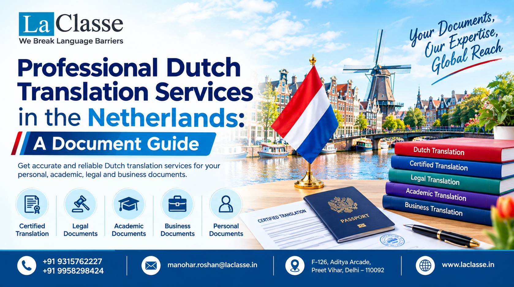 Professional Dutch Translation Services in the Netherlands: A Document Guide