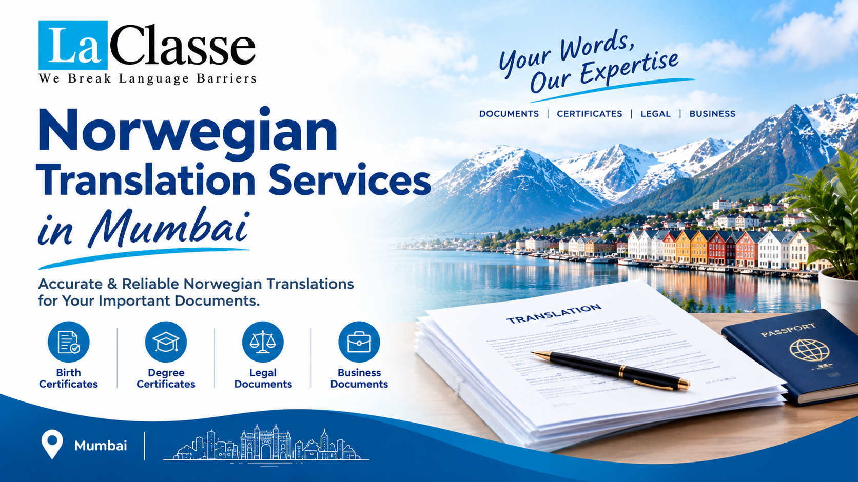 Norwegian Translation Services in Mumbai
