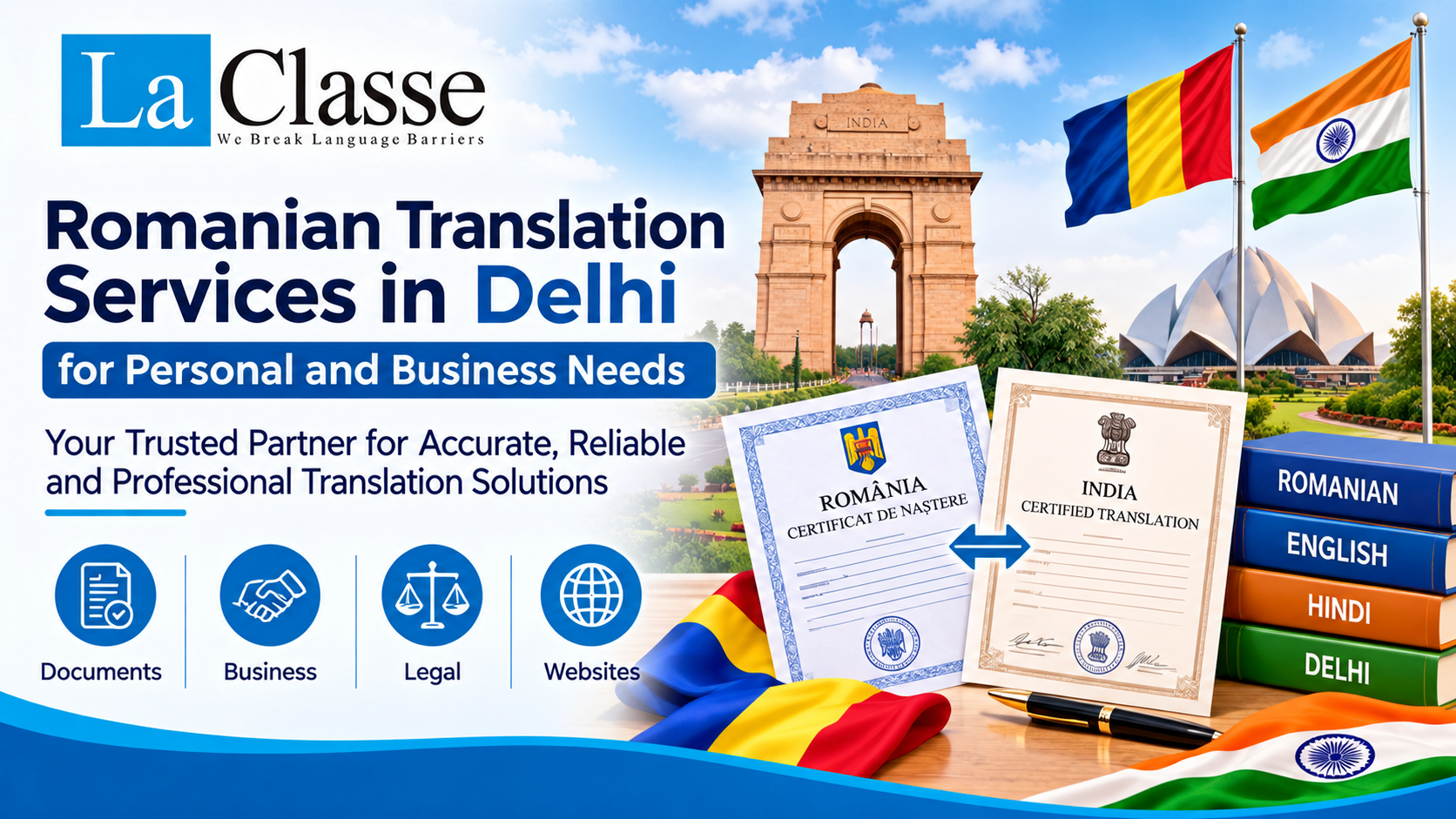 Romanian Translation Services in Delhi for Personal and Business Needs