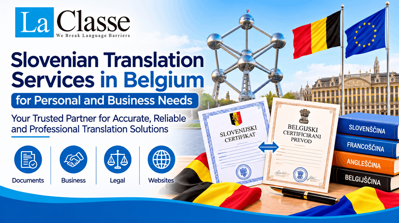 Trusted Slovenian Translators in Belgium for Official Documents