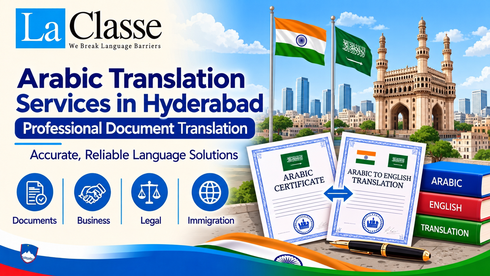 Arabic Translation Services in Hyderabad – Professional, Legal and Business Translation