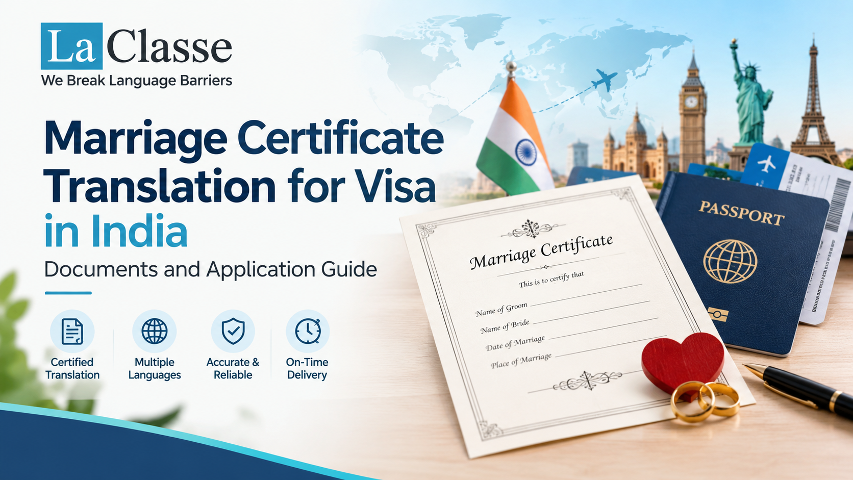 Marriage Certificate Translation for Visa in India: Documents and Application Guide