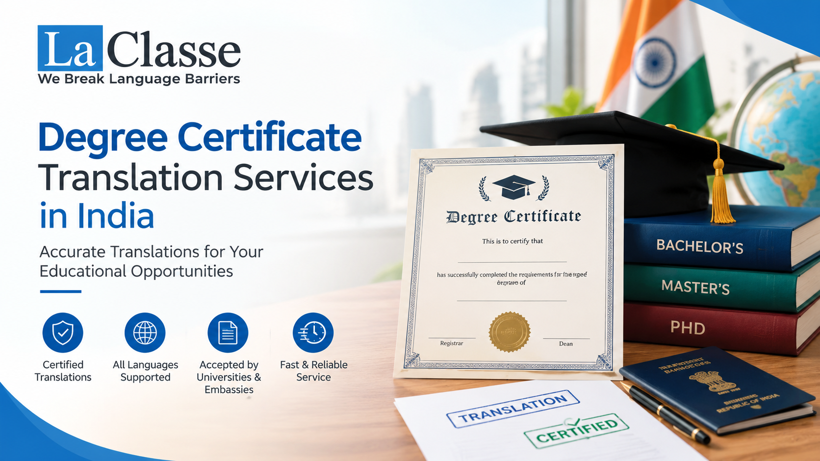 Degree Certificate Translation Services in India