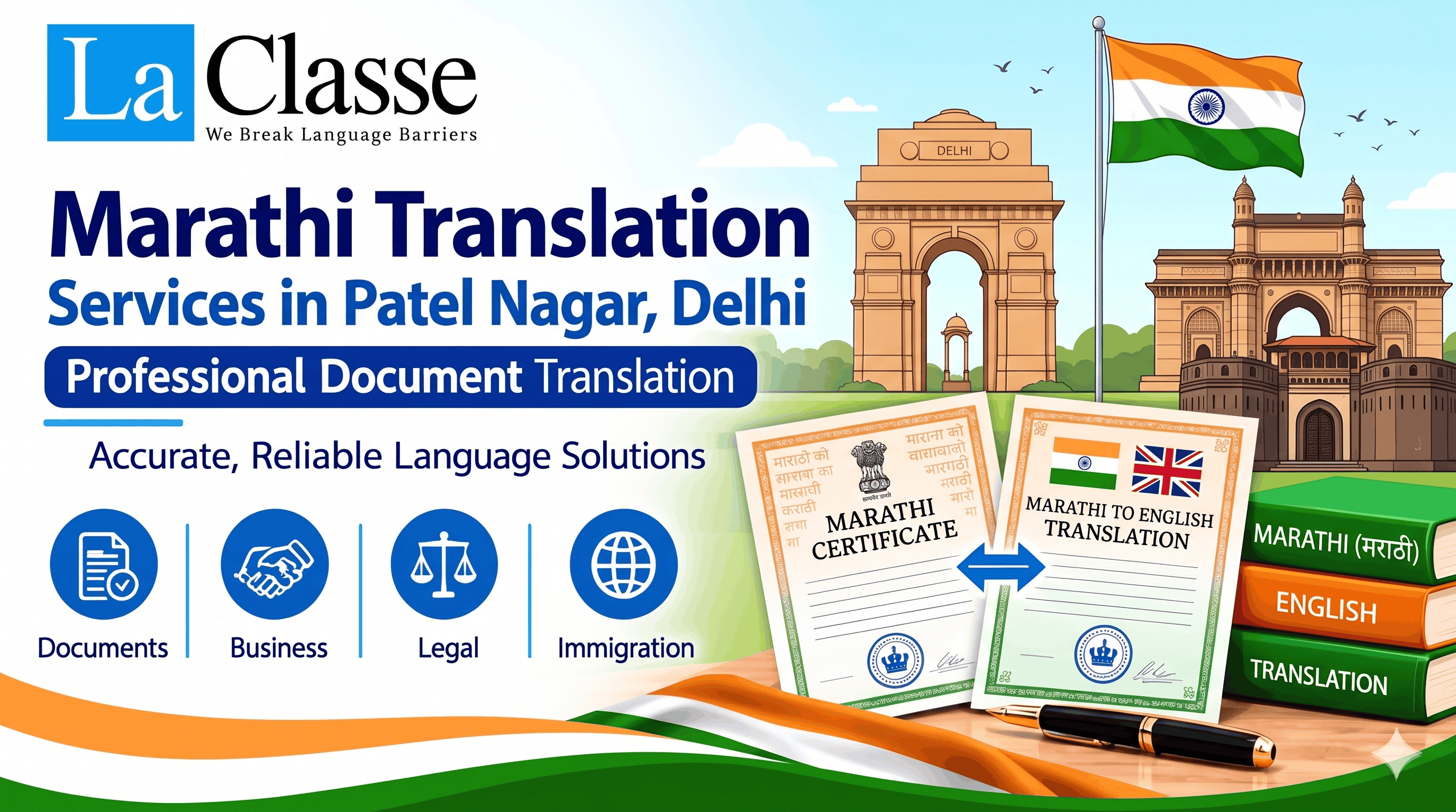 Professional Translation Services in Patel Nagar, Delhi
