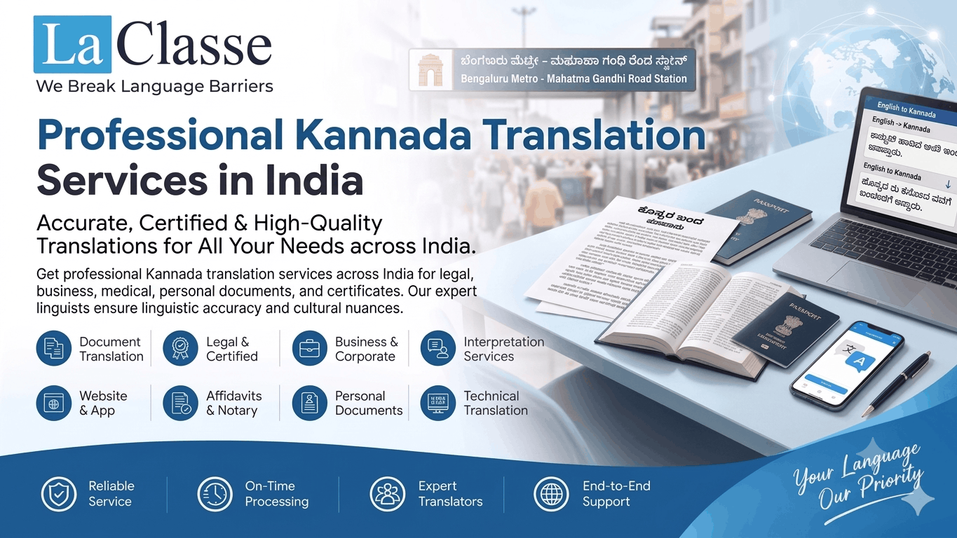 Professional Kannada Translation Services in India