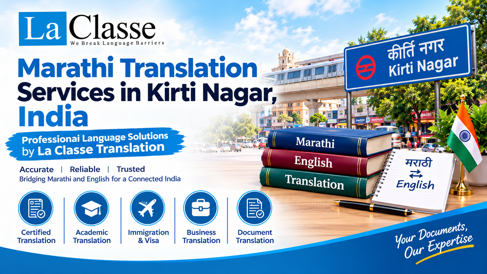 Marathi Translation Services in Kirti Nagar, India