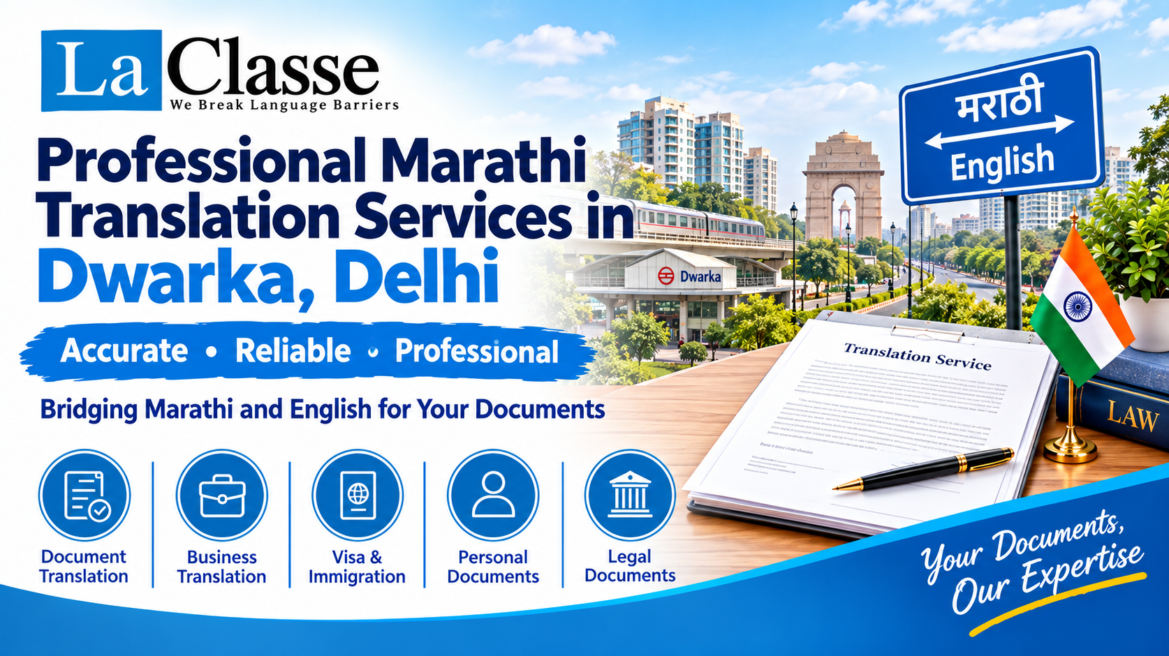 Professional Marathi Translation Services in Dwarka, Delhi