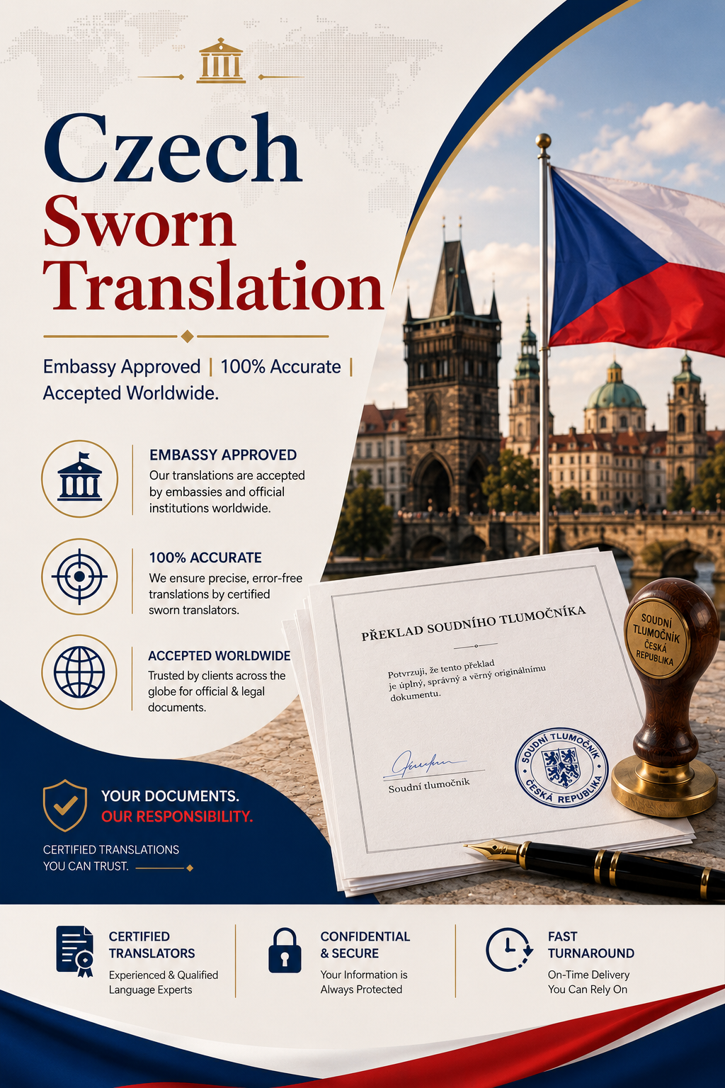 Czech sworn translation India