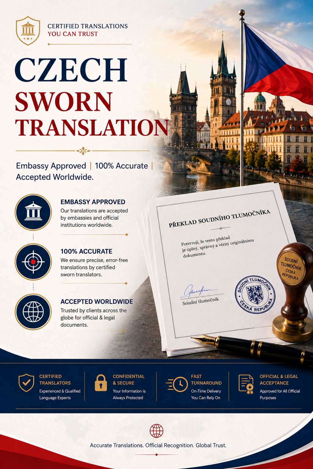What is Czech sworn translation