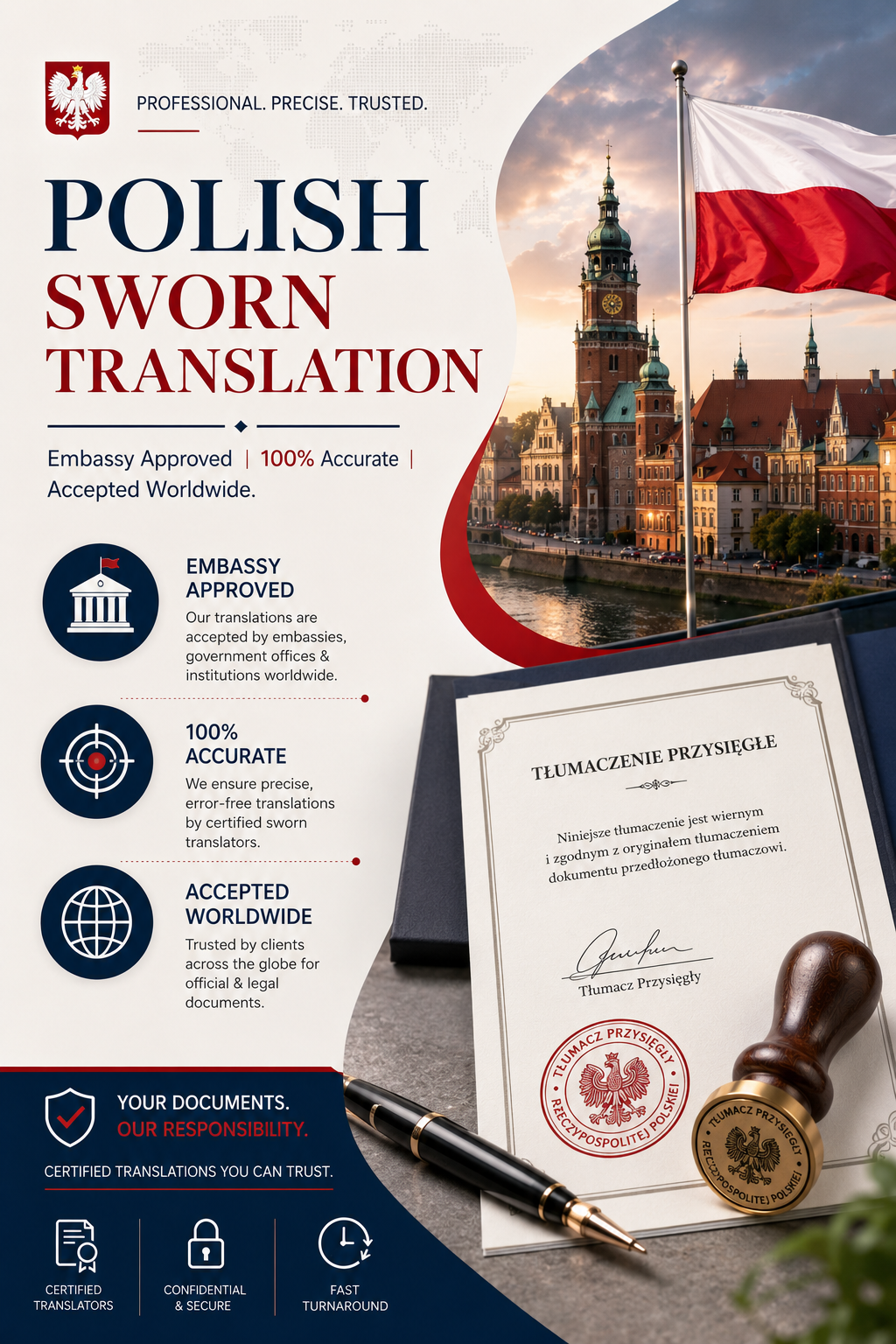 Polish sworn translation India