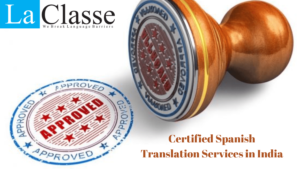Certified Spanish Translation Services in India